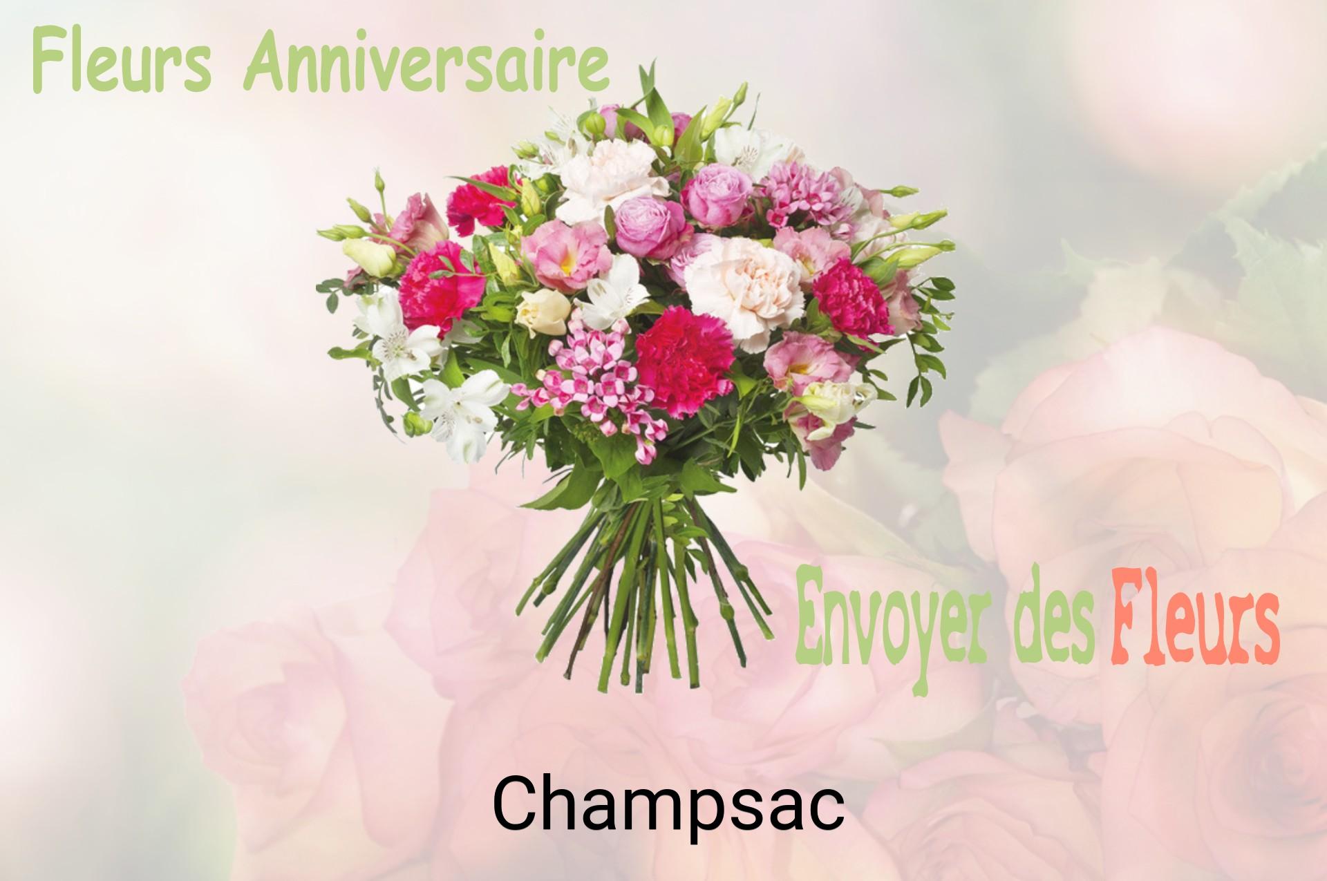 Bouquet de fleurs d’anniversaire livré à Champsac